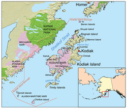 Location of Afognak