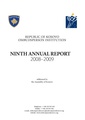 Kosovo Ombudsperson of Kosovo Ninth Annual Report 2008-2009.pdf
