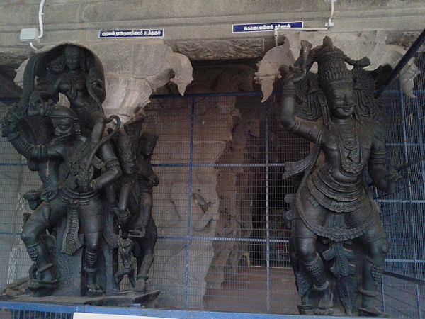 Sculptures in the temple