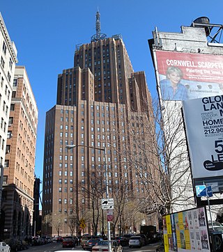 <span class="mw-page-title-main">32 Avenue of the Americas</span> Telecommunications skyscraper in Manhattan, New York