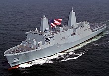 USS San Antonio, a San Antonio-class amphibious transport dock LPD-17 Class.jpg
