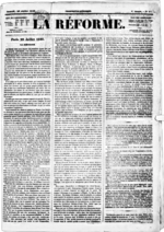 Vignette pour La Réforme (journal, 1843)