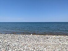 Lake Ontario as seen in the Town of Oswego. Lake Ontario as seen in Oswego, New York 165722817.jpg