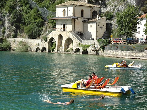 Lake of Scanno in L'Aquila, Abruzzo