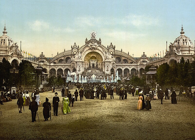 File:Le Chateau d'eau and plaza, Exposition Universal, 1900, Paris, France.jpg