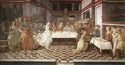The Feast of Herod. Lippi, banchetto di erode.jpg