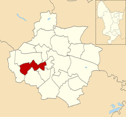 Location of Littleover ward