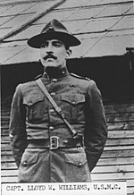 U.S. Marine Lloyd W. Williams Lloyd W. Williams, circa 1918 (17642877250).jpg