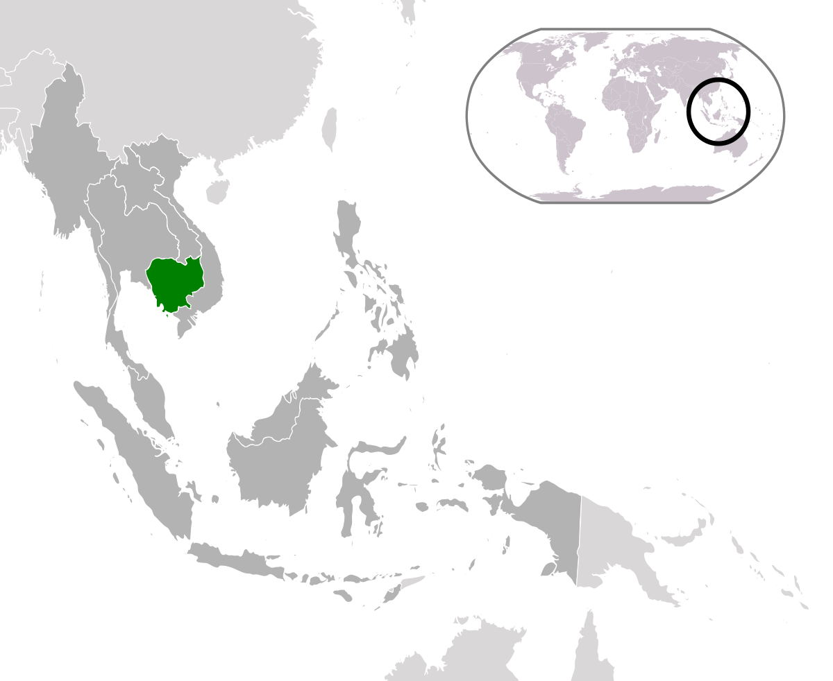cambodge carte asie