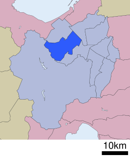 西区 (札幌市)位置図