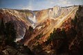Gemälde der Wasserfälle und der Schlucht von Thomas Moran