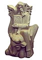 «Євангеліст Лука», 2000, глина, 160х80х80 см, дипломна робота, Національна академія образотворчого мистецтва та архітектури, Київ, Україна.