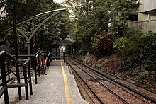 MacDonnell Road station of the Peak Tram appears in a scene of the film, when Mrs Li and Mei walk up the hill towards Mrs. Li's house.