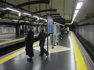 <span class="mw-page-title-main">Cuatro Caminos (Madrid Metro)</span> Madrid Metro station