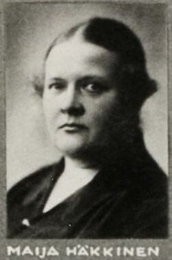 Maija Häkkinen 1930-luvun alussa.