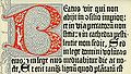 Libro dei Salmi stampato da Peter Schöffer nel 1457 Beatus vir qui non abiit in csilio impior et in via peccatoru non stetit: et in cathedra pestilentie non sedit. Sed in lege domini volutas eius: et in lege eius meditabitur die ac nocte. Et erit tanq lignu quod platatu est... 1.