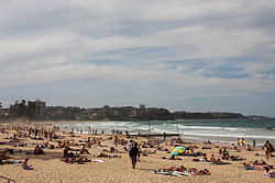 Manly Beach, spiaggia sul lato dell'Oceano