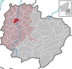 Розташування Маннвайлер-Кельн