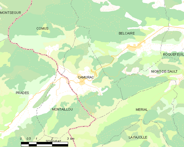 Camurac - Localizazion