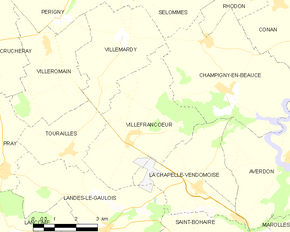 Poziția localității Villefrancœur