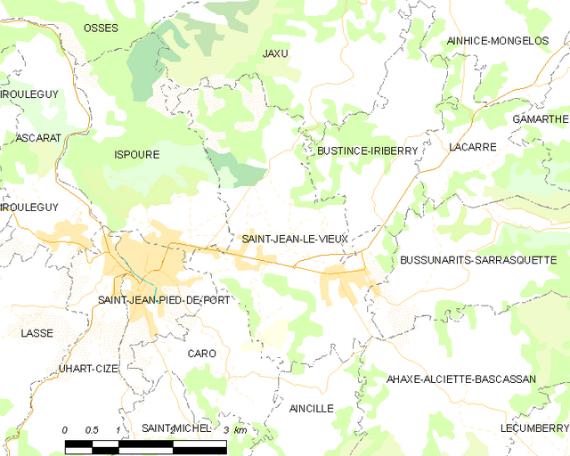 Poziția localității Saint-Jean-le-Vieux