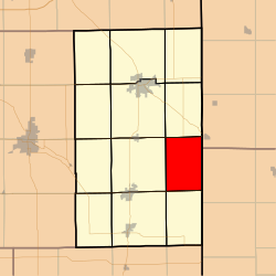 Map highlighting Blue Creek Township, Adams County, Indiana.svg