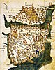 Map of Constantinople by Cristoforo Buondelmonti (1422)