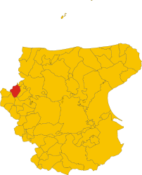 Casalnuovo Monterotaro – Mappa