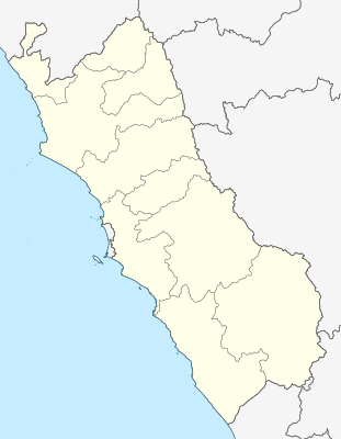 Mapa de localización de Departamento de Lima