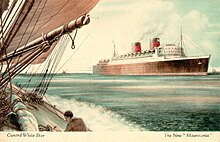 Mauretania in an old postcard Mauretania II postcard.jpg