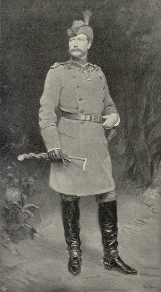 File:Max Koner - Kaiser Wilhelm II. in Jagduniform, 1892.png