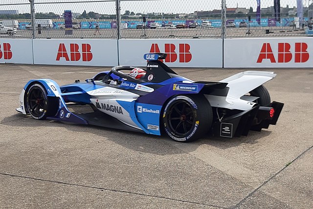 Günther at the 2021 Berlin ePrix.