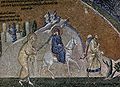 Mozaïek van de reis naar Bethlehem