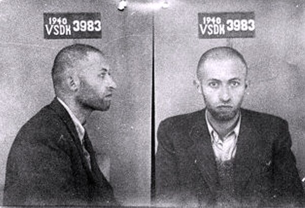 NKVD mugshots of Menachem Begin, 1940