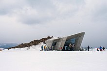 Messner Mountain Museum on the Kronplatz Messner Mountain Museum am Kronplatz.JPG