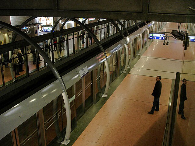 Line 14 platforms at Bercy