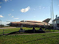MiG-21SMT on display in Arboga, Sweden