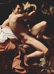 Michelangelo Merisi da Caravaggio, Saint John the Baptist (Youth with a Ram) (c. 1602, Yorck Project).jpg
