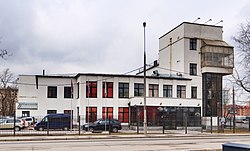 Дом культуры завода «Компрессор», вид с 1-й улицы Энтузиастов