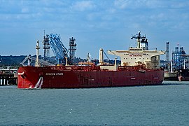 Moscow Stars oil tanker at Fawley