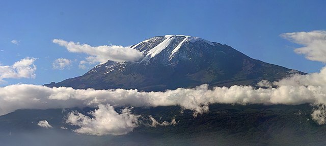 Le Kilimandjaro, en Tanzanie, point culminant de l'Afrique.
