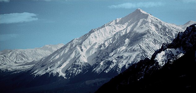 Mount Tom in the Sierra Nevada.