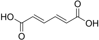 <span class="mw-page-title-main">Muconic acid</span> Chemical compound