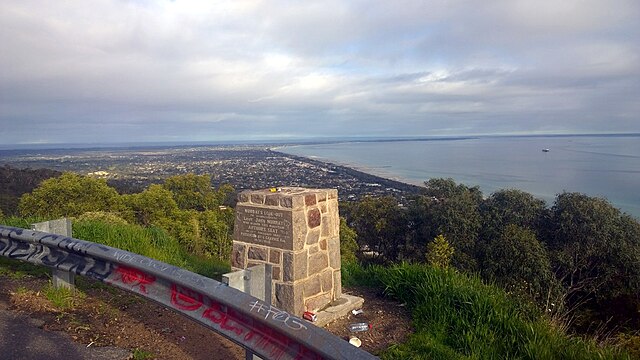 View from Arthurs Seat towards Port Phillip heads