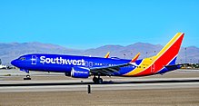The 10,000th Boeing 737 is rolled-out on 13 March, a MAX 8 for Southwest like the one pictured N8712L Southwest Airlines Boeing 737-8 MAX s-n 36930 (24896397167).jpg