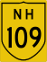 National Highway 109 marker