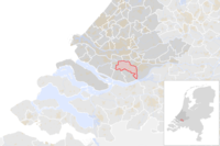 Ligking vaan Binnenmaas in Zuid-Holland (nao 2007)