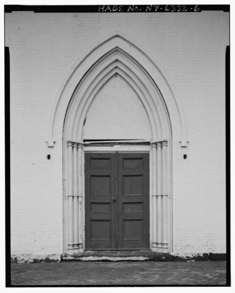 File:New Hackensack Reformed Dutch Church, State Route 376, .4 mile north of intersection with New Hackensack Road, Wappingers Falls, Dutchess County, NY HABS NY,14-WAPP,2-6.tif