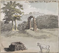 Newminster Abbey near Morpeth Northumberland 1780.jpg