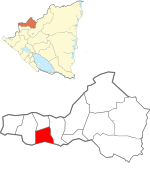 Dipartimento di Nueva Segovia con Ocotal evidenziato.svg